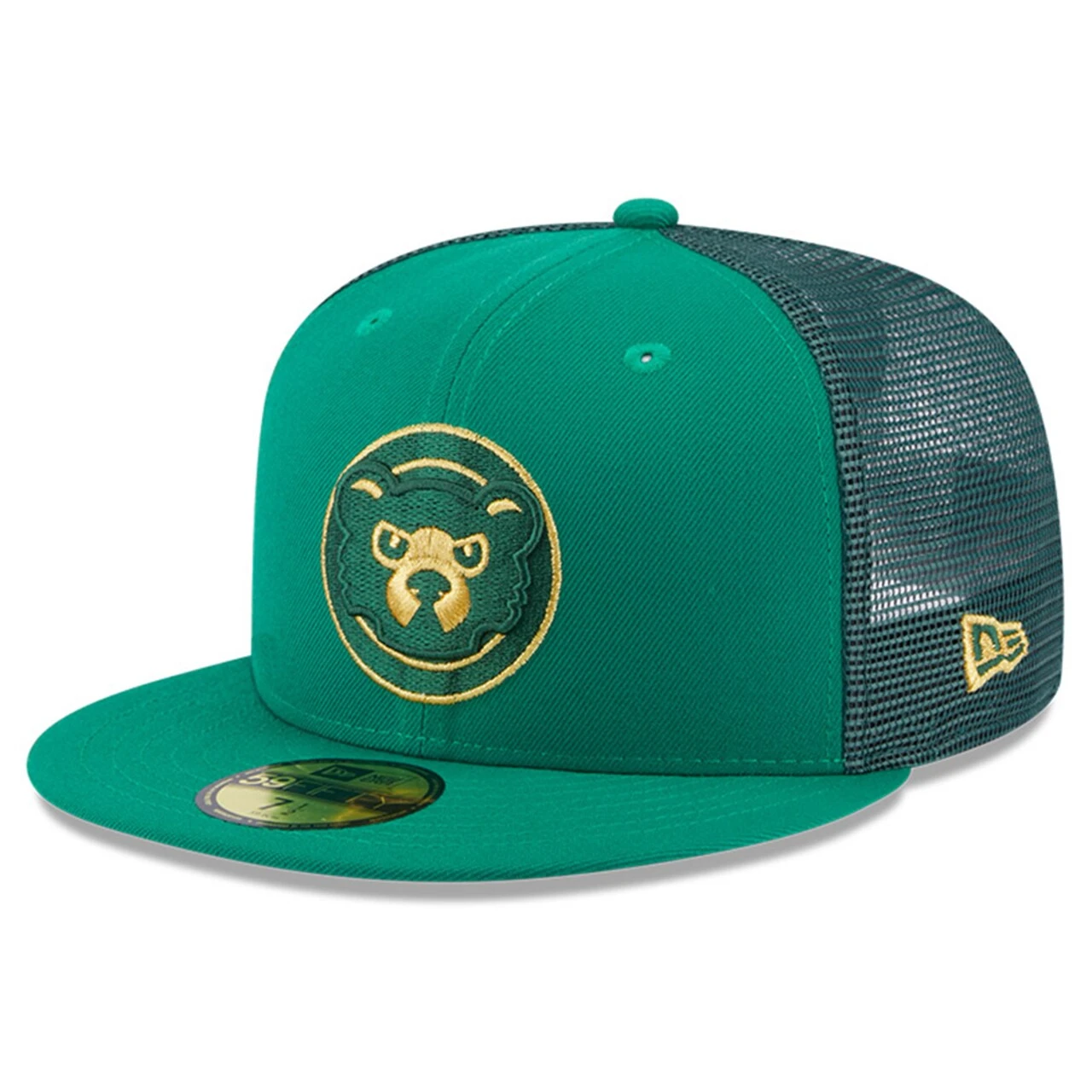 Men's Chicago Cubs New Era Kelly Green 2023 St. Patrick's Day 59FIFTY Fitted Hat 1 Men's Chicago Cubs New Era Kelly Green 2023 St. Patrick's Day 59FIFTY Fitted Hat