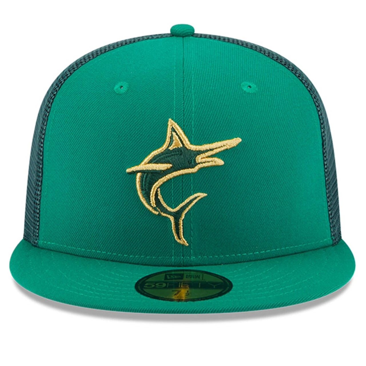 Men's Miami Marlins New Era Kelly Green 2023 St. Patrick's Day 59FIFTY Fitted Hat 2 Men's Miami Marlins New Era Kelly Green 2023 St. Patrick's Day 59FIFTY Fitted Hat - Image 2