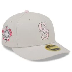Men's Seattle Mariners New Era Khaki 2023 Mother's Day Low Profile 59FIFTY Fitted Hat