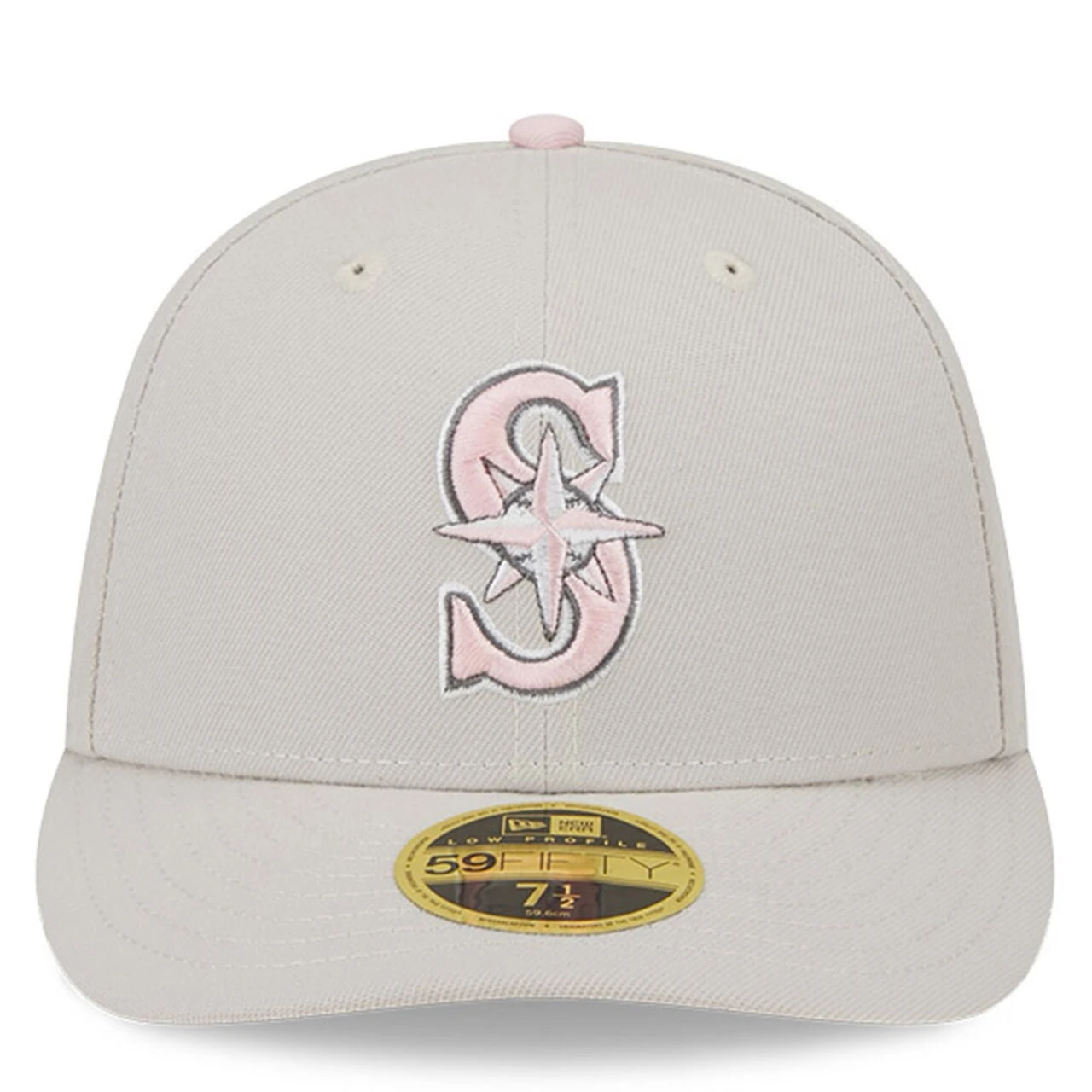 Men's Seattle Mariners New Era Khaki 2023 Mother's Day Low Profile 59FIFTY Fitted Hat 2 Men's Seattle Mariners New Era Khaki 2023 Mother's Day Low Profile 59FIFTY Fitted Hat - Image 2