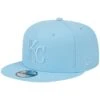 Men's Kansas City Royals New Era Light Blue Spring Color Basic 9FIFTY Snapback Hat