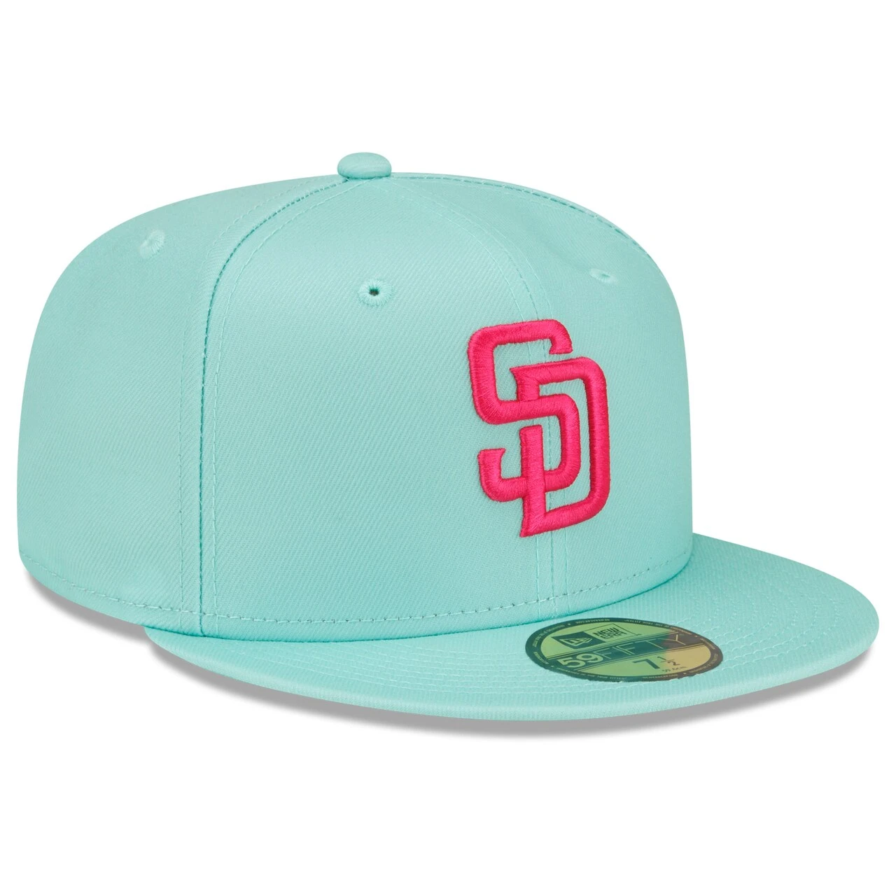Men's San Diego Padres New Era Mint 2022 City Connect 59FIFTY Fitted Hat 3 Men's San Diego Padres New Era Mint 2022 City Connect 59FIFTY Fitted Hat - Image 3