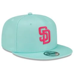 Men's San Diego Padres New Era Mint 2022 City Connect 9FIFTY Snapback Adjustable Hat -Baseball Sale Shop mens new era mint san diego padres 2022 city connect 9fifty snapback adjustable hat pi4464000 altimages ff 4464387 69072597ad2372f9fb09alt3 full