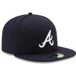Men's Atlanta Braves New Era Navy Road Authentic Collection On-Field 59FIFTY Fitted Hat 6 Men's Atlanta Braves New Era Navy Road Authentic Collection On-Field 59FIFTY Fitted Hat -Baseball Sale Shop mens new era navy atlanta braves road authentic collection on field 59fifty fitted hat pi2659000 altimages ff 2659189alt3 full