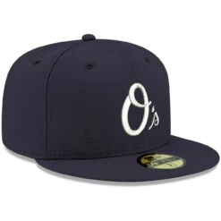 Men's Baltimore Orioles New Era Navy White Logo 59FIFTY Fitted Hat -Baseball Sale Shop mens new era navy baltimore orioles white logo 59fifty fitted hat pi4208000 altimages ff 4208785 30c8d9fa74f11a8da1e5alt3 full
