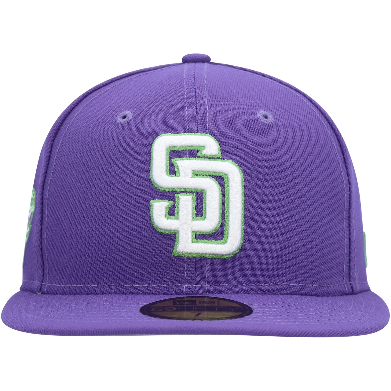 Men's San Diego Padres New Era Purple Lime Side Patch 59FIFTY Fitted Hat 2 Men's San Diego Padres New Era Purple Lime Side Patch 59FIFTY Fitted Hat - Image 2