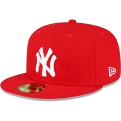 Men's New York Yankees New Era Red Sidepatch 59FIFTY Fitted Hat -Baseball Sale Shop mens new era red new york yankees sidepatch 59fifty fitted hat ss5 p 200000191pv 3u oyzt5p0k4fkvtolnillkv zr4jaxiorj06ln10cums