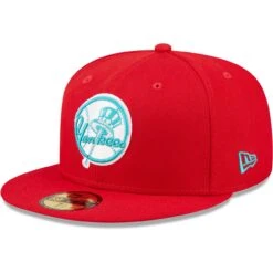 Men's New York Yankees New Era Scarlet Yankee Stadium Teal Undervisor 59FIFTY Fitted Hat 6 Men's New York Yankees New Era Scarlet Yankee Stadium Teal Undervisor 59FIFTY Fitted Hat -Baseball Sale Shop mens new era scarlet new york yankees yankee stadium teal undervisor 59fifty fitted hat pi4694000 altimages ff 4694106 0830548caf6b071cd75dalt3 full