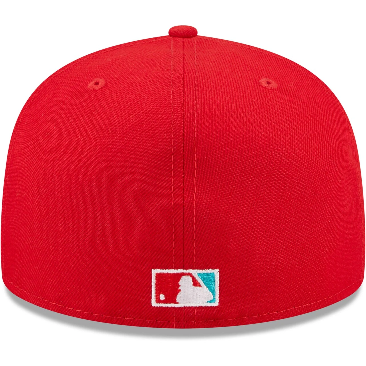 Men's New York Yankees New Era Scarlet Yankee Stadium Teal Undervisor 59FIFTY Fitted Hat 4 Men's New York Yankees New Era Scarlet Yankee Stadium Teal Undervisor 59FIFTY Fitted Hat - Image 4