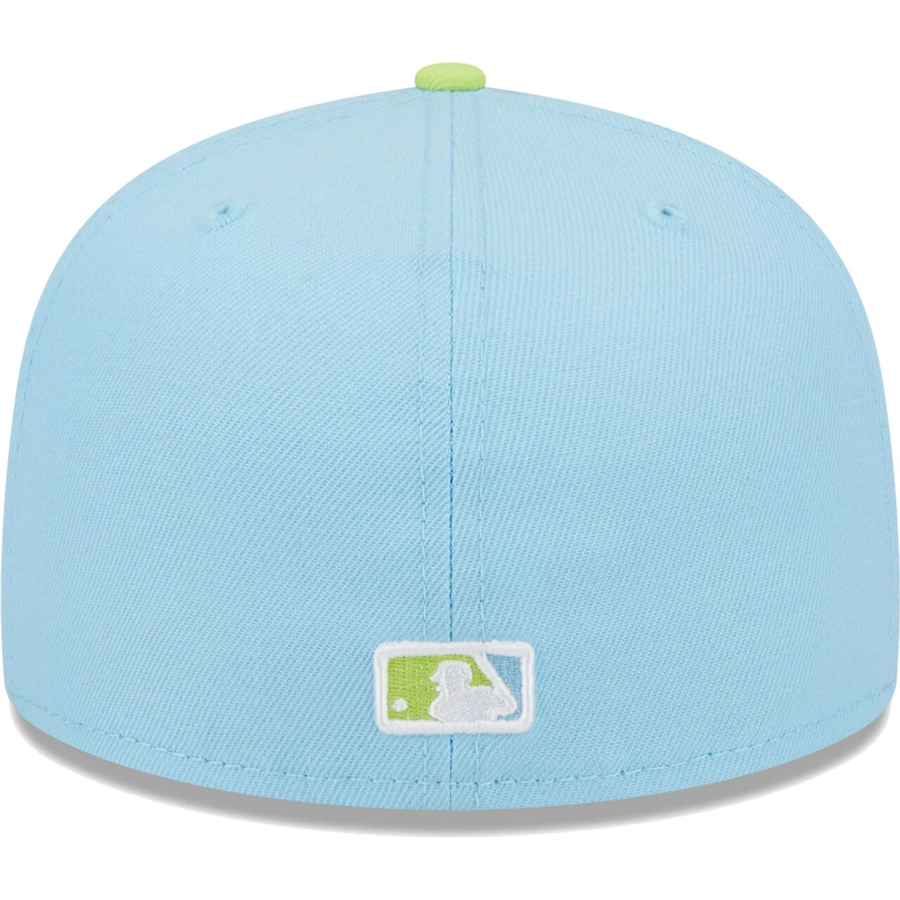 Men's Los Angeles Dodgers New Era Light Blue/Neon Green Spring Color Two-Tone 59FIFTY Fitted Hat 4 Men's Los Angeles Dodgers New Era Light Blue/Neon Green Spring Color Two-Tone 59FIFTY Fitted Hat - Image 4