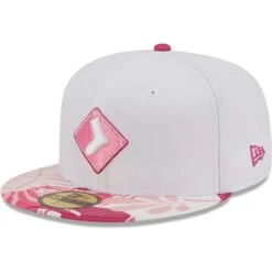 Men's Chicago White Sox New Era White/Pink Flamingo 59FIFTY Fitted Hat