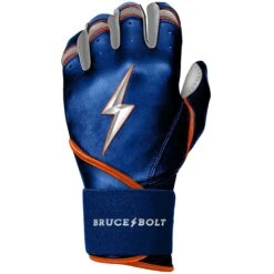 Bruce Bolt PREMIUM PRO NIMMO Long Cuff Batting Gloves: Mets Blue -Baseball Sale Shop premium pro nimmo series long cuff batting gloves blue gloves brucebolt 261498