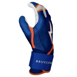 Bruce Bolt PREMIUM PRO NIMMO Long Cuff Batting Gloves: Mets Blue -Baseball Sale Shop premium pro nimmo series long cuff batting gloves blue gloves brucebolt 716185