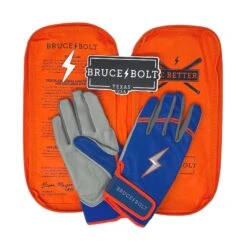 Bruce Bolt PREMIUM PRO NIMMO Short Cuff Batting Gloves: Blue -Baseball Sale Shop premium pro nimmo series short cuff batting gloves blue gloves brucebolt 966194